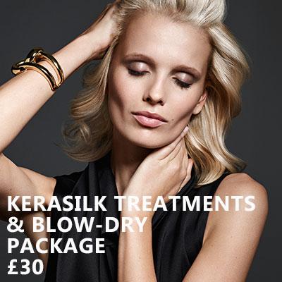 Luxury Treatment & Blow-dry Package £30 Luxury Treatment & Blow-dry Package £30